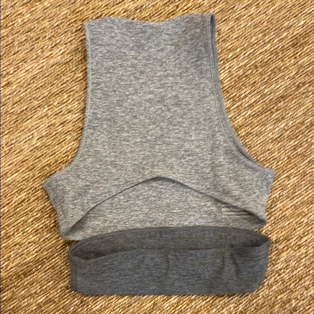 Outdoor Voices Gray Colorblock Sports Bra - Picture 5 of 7